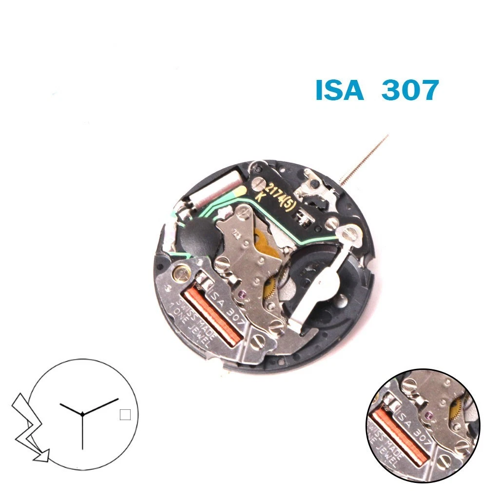 ETA 255.121-Quartz Movement-Height:3.66mm-White Day/Date Disk At 3-3 Hands thumbnail 2