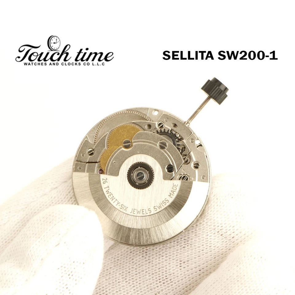 Sellita SW200‑1 Automatic Swiss Made Watch Movement – Black Date Disk at 6 thumbnail 4