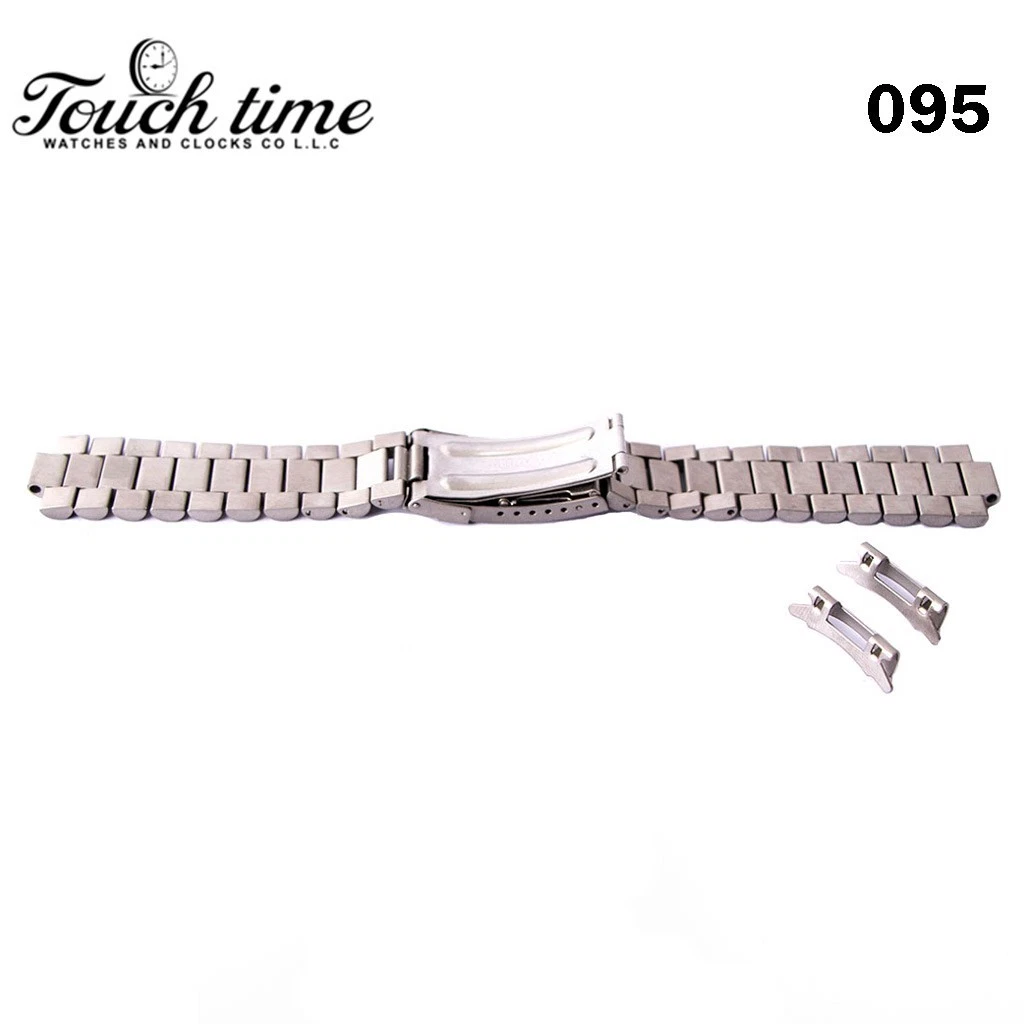 Stainless Steel Swiss Metal Band -Silver-18mm-High Quality with 2 link #095 thumbnail 3