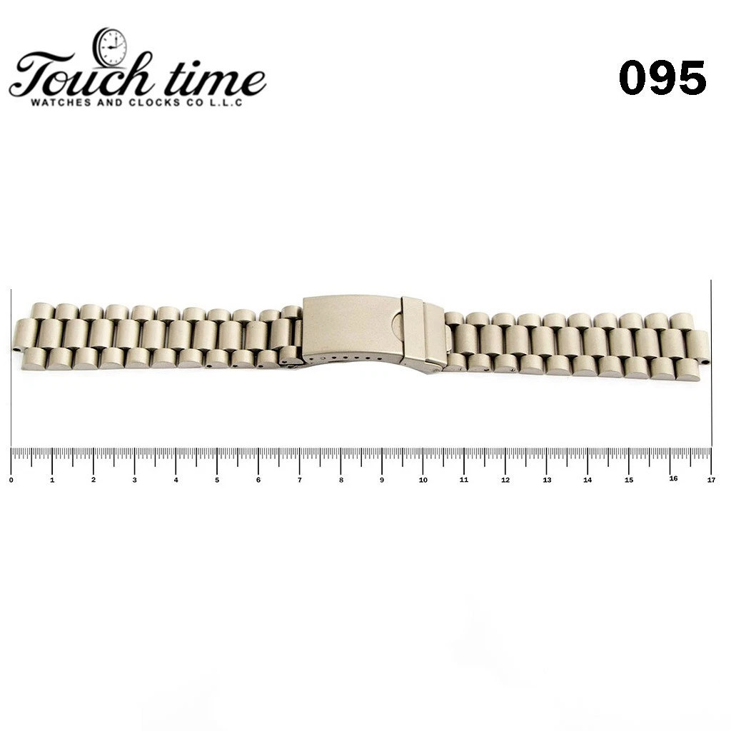 Stainless Steel Swiss Metal Band -Silver-18mm-High Quality with 2 link #095 thumbnail 4