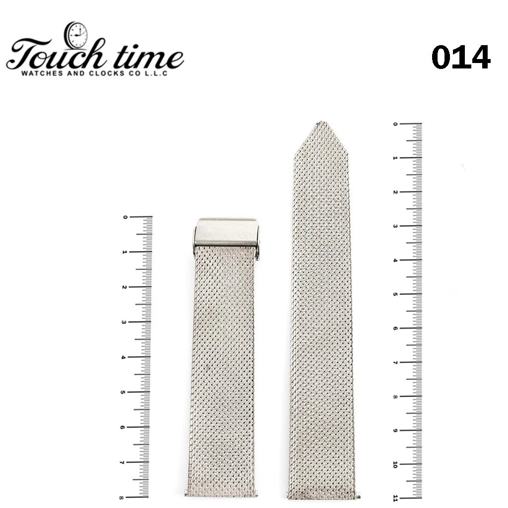 MOBLOT original Swiss bracelet stainless steel -Silver Color-Size: 22mm#014 thumbnail 4