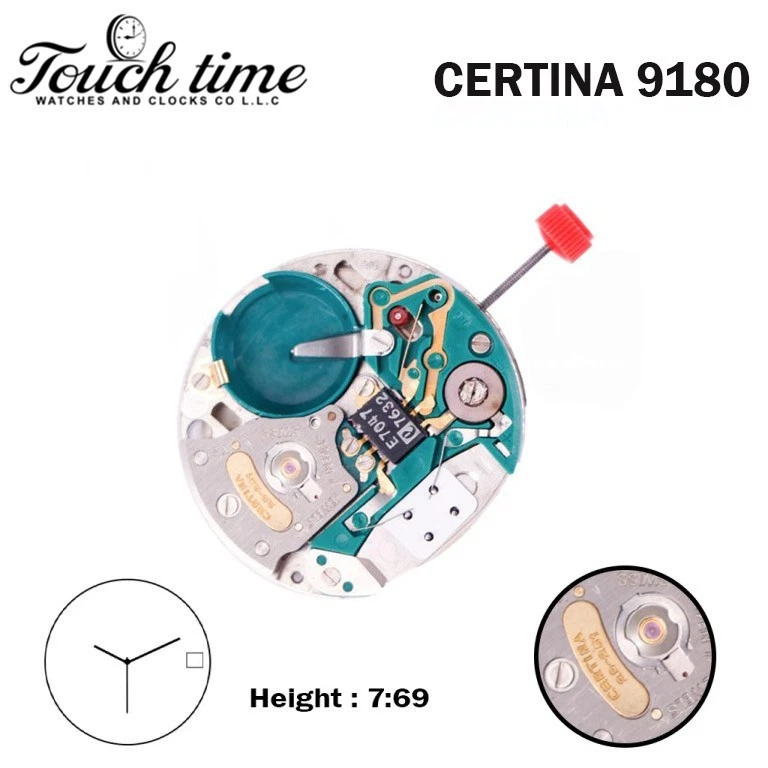 ESA 9180 (CERTINA 29-251) Swiss Movement- Beige Date Disk At 3 (CR 01)- 3 Hands.