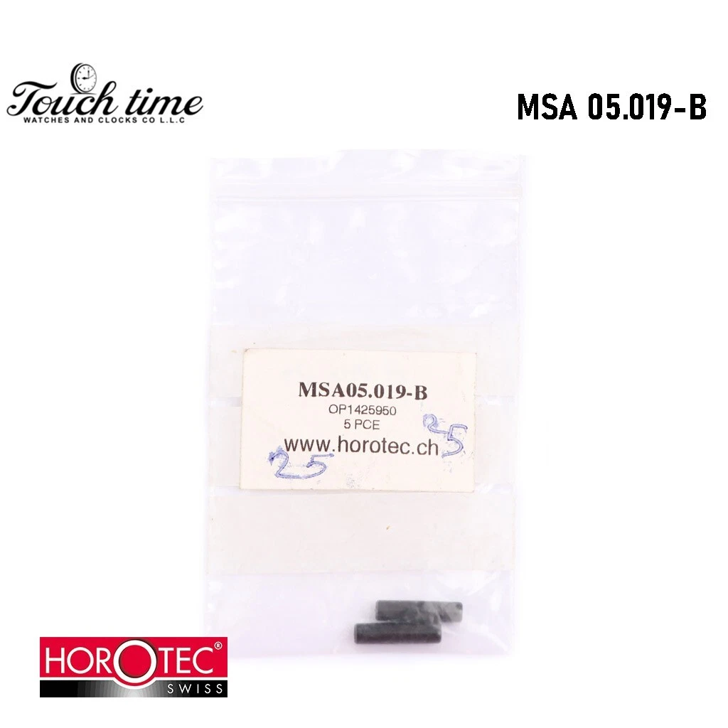 HOROTEC MSA05.019-B one piece Derlin®end piece , Hole Ø 1.10 MM Black. thumbnail 2