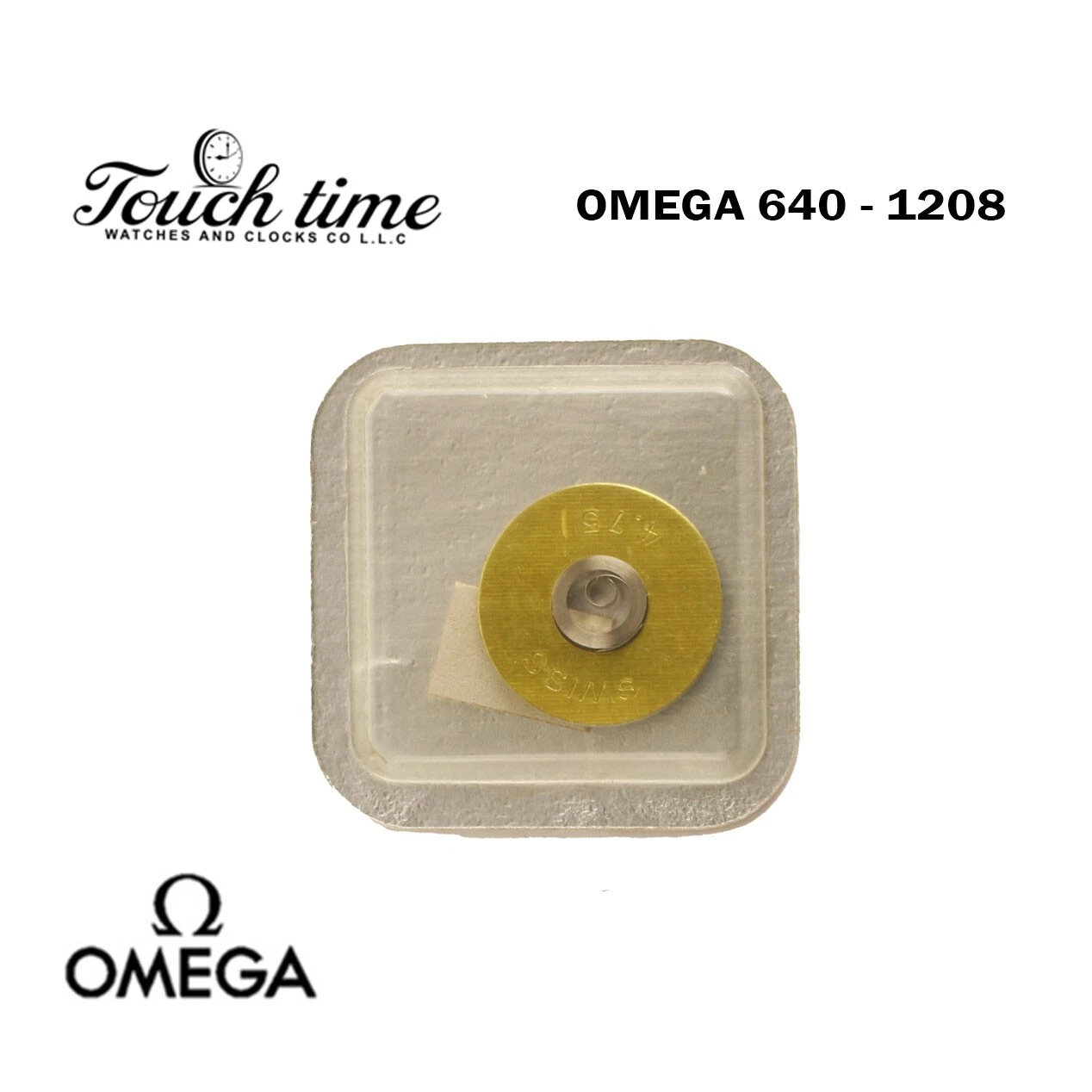 OMEGA أصلي سويسري النابض الرئيسي 640-1208 لـ Omega حركة 640, قطعة No 1208 thumbnail 2