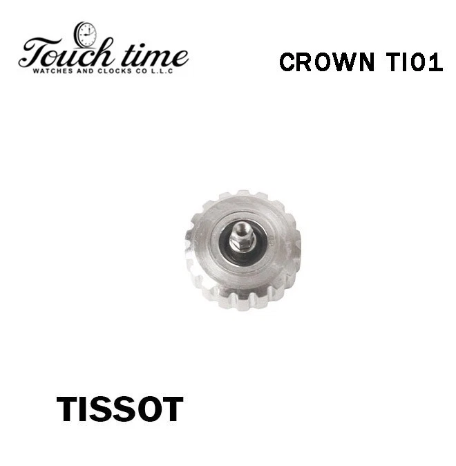 TISSOT Swiss Watch Crown Silver -Diameter:7.43mm #TI01. thumbnail 3