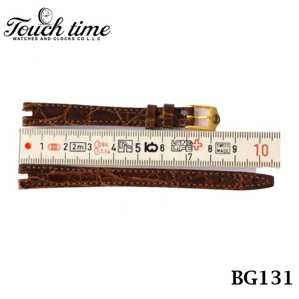 2000L GUCCI سويسري جلد حزام - 10MM بني Strep - مع 8MM Gucci Buckle #BG131 thumbnail 3