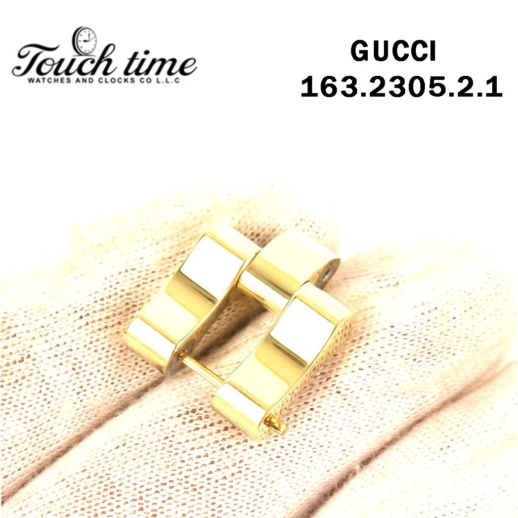 GUCCI 2305L - مقاس: 16mm - سوار Link - ذهبي - رقم الساعة: GUCCI 163.2305.2.1. thumbnail 2