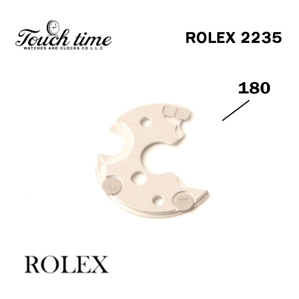 ROLEX 2235-Swiss Made -Date Platform-Part Number:180-Silver Color. thumbnail 2