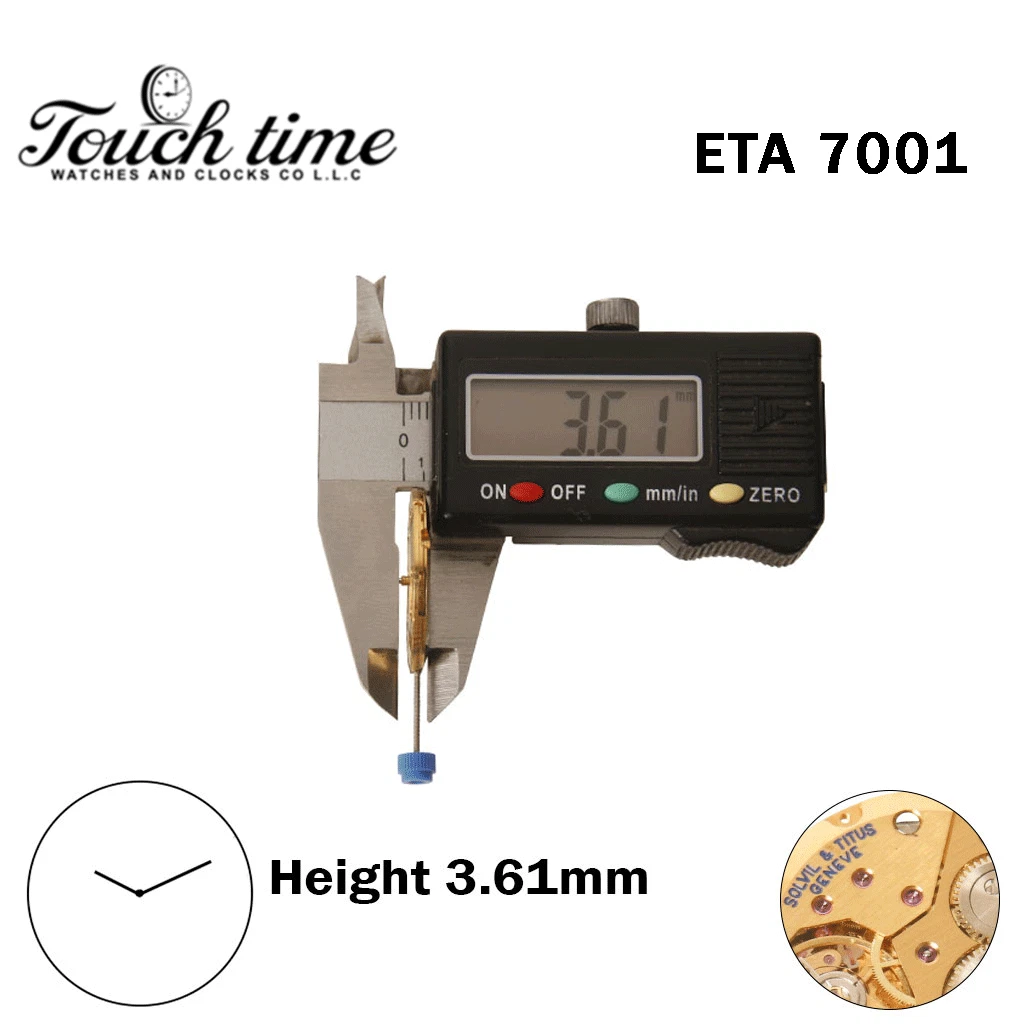 ETA 7001-Solovil & Titus Geneve-Swiss Quartz Movement-Without Disk-2 Hands. thumbnail 3