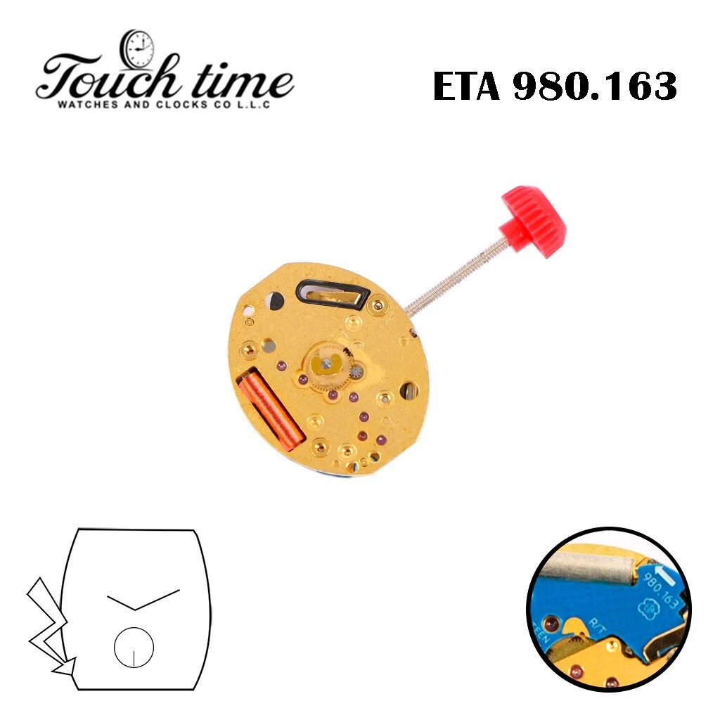 ETA 980.163 (Longines L178.2 ) Swiss Made Movement, 2 Hands, Small Sec at 6. thumbnail 2