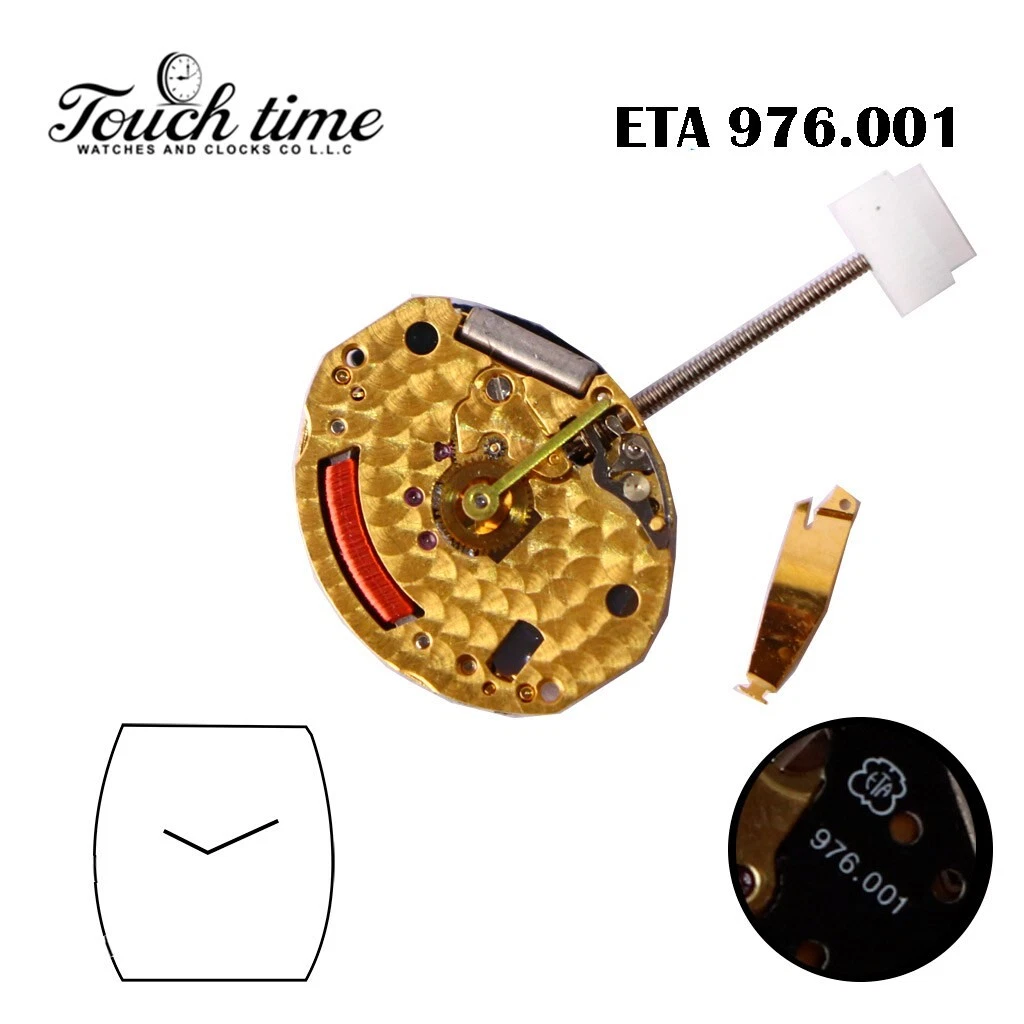 ETA 976.001 (Gucci Finish) Swiss Movement, Decorated, Total Height=2.95mm. thumbnail 3
