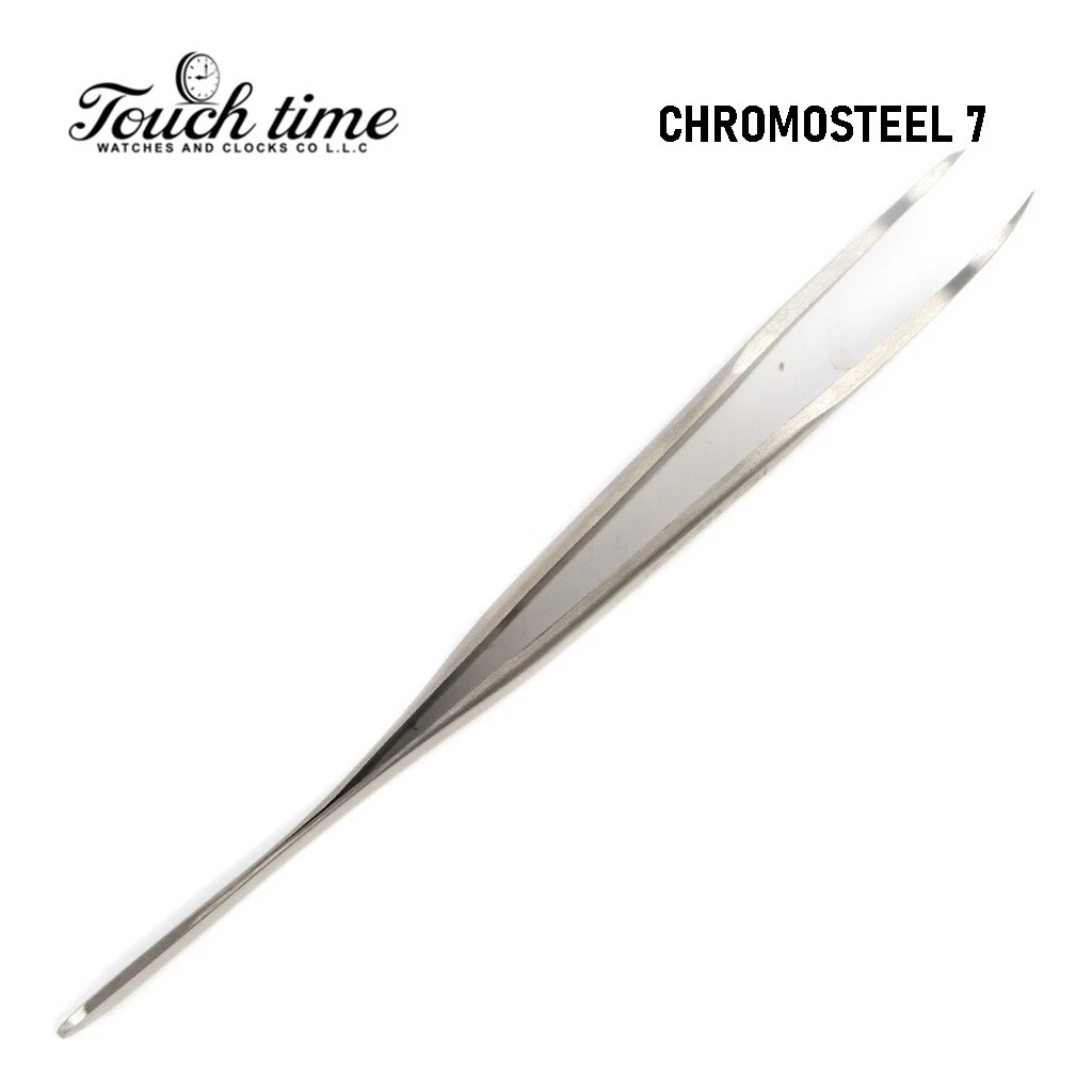 No.7 Tweezer Original ESA Swiss Curved and Extra-Fine, Chromosteel No Magnetic. thumbnail 3