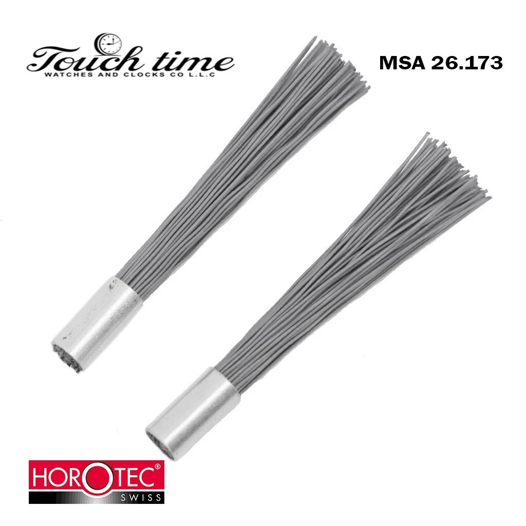 HOROTEC MSA 26.173, REFILL SCRATCH BRUSH, Refill Ø 4 x 40 mm, Box of 2 pieces.