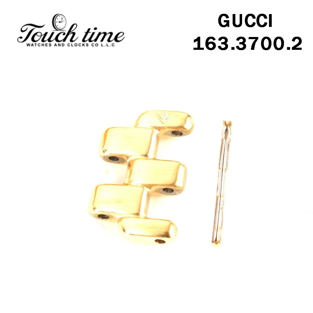 GUCCI 3400L-Size:13mm-Bracelet Link-Gold-Watch Number: GUCCI 163.3700.2 thumbnail 5