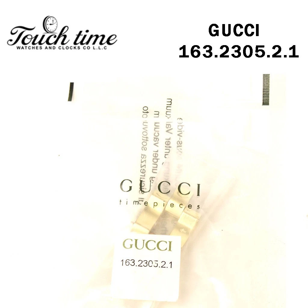 GUCCI 2305L - مقاس: 16mm - سوار Link - ذهبي - رقم الساعة: GUCCI 163.2305.2.1. thumbnail 3