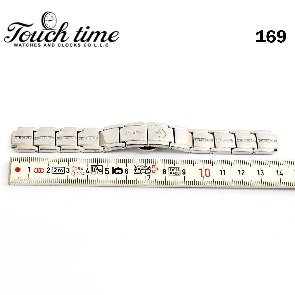 Vintage Swiss ODEON Silver Band Bracelet- 15mm Width — Original #169# thumbnail 4