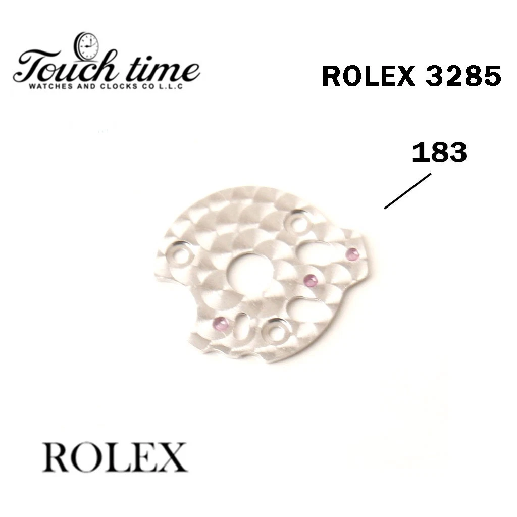 ROLEX 3285-Swiss Made -Date Platform-Part Number:183-Silver Color.