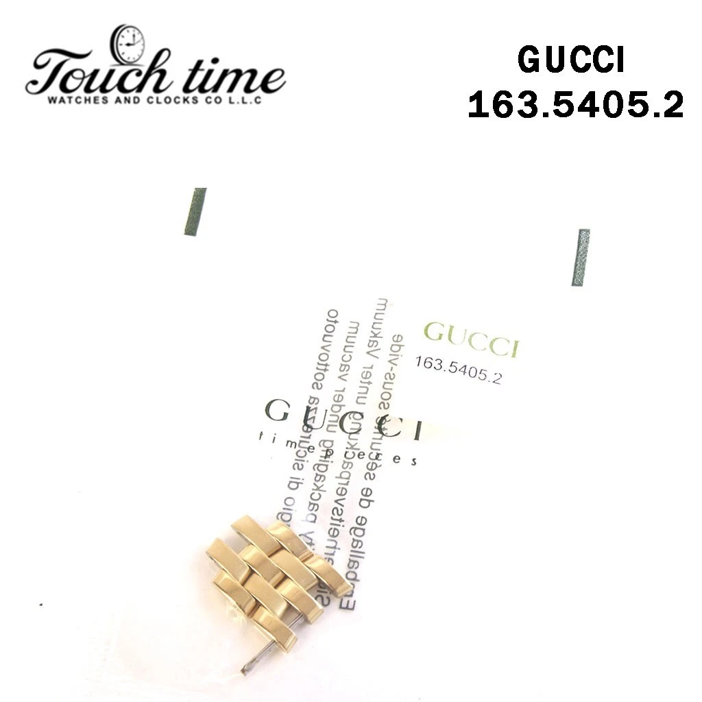 GUCCI 5400L - مقاس: 14mm - سوار Link - ذهبي - رقم الساعة: 163.5405.2 thumbnail 6