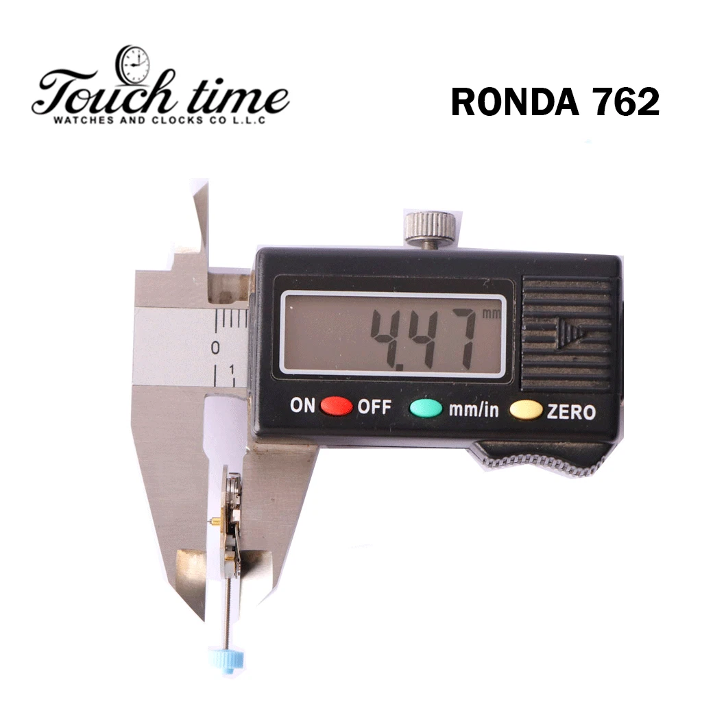 Ronda 762  Swiss Quartz, Silver Movement, 3 Hands, size 4.47mm. thumbnail 3