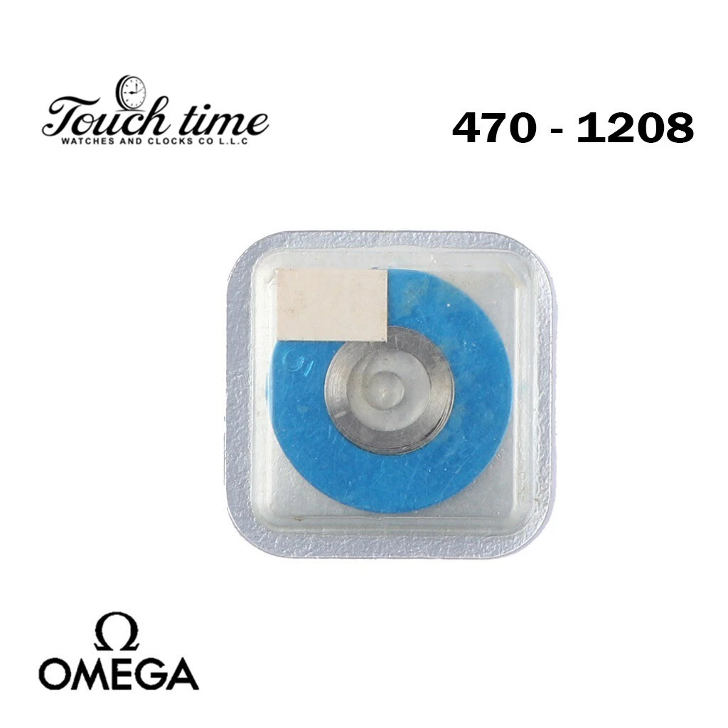 Omega أصلي سويسري النابض الرئيسي 470-1208 لـ Omega حركة 470, قطعة No 1208. thumbnail 2