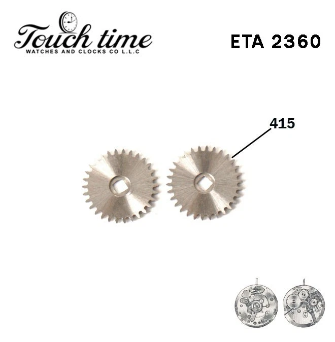 ETA 2360 Ratchet Wheel Part 415 – 2 PCS Silver Watch Movement Parts