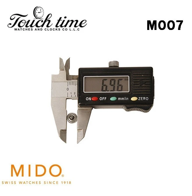 MIDO Swiss Watch Crown Silver -Diameter:7.22mm #M007 thumbnail 4