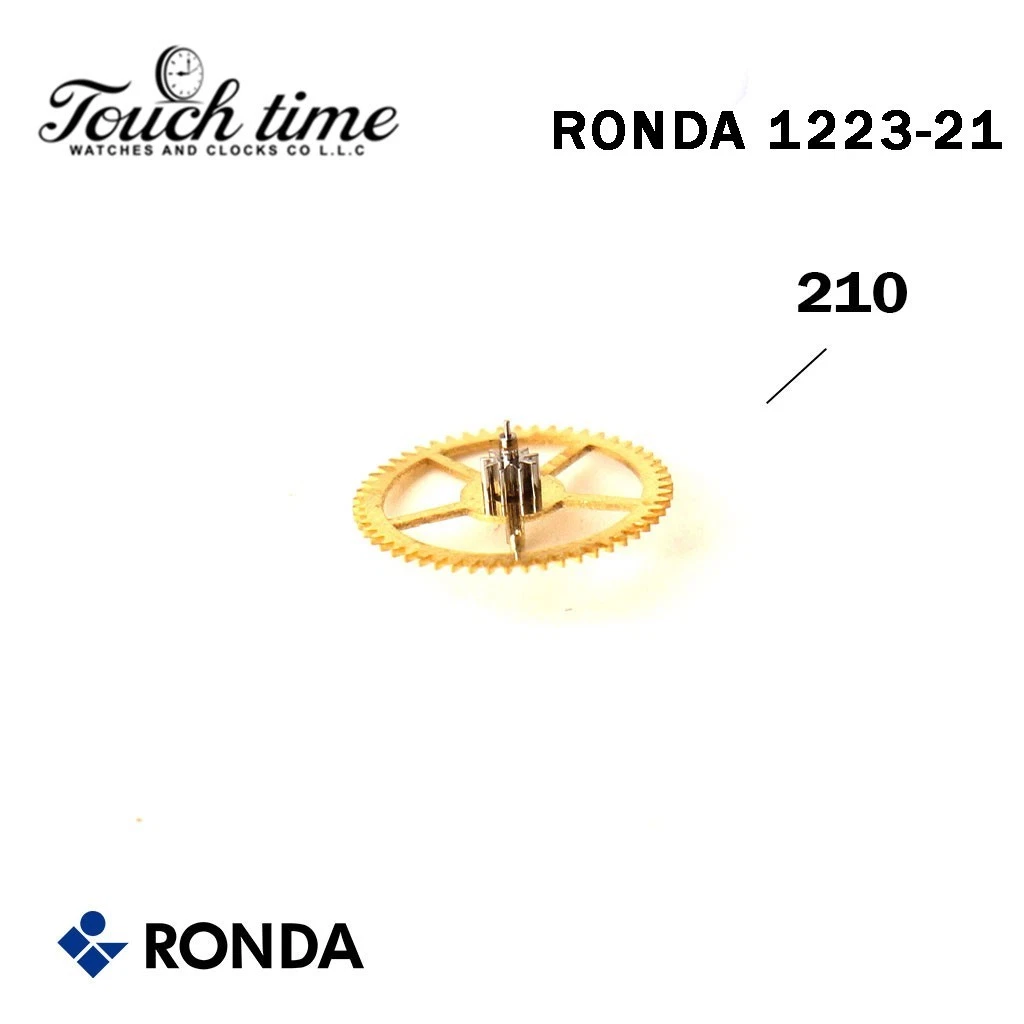 RONDA 1223-21 Third Wheel – Gold – Part Number 210 – Swiss Made