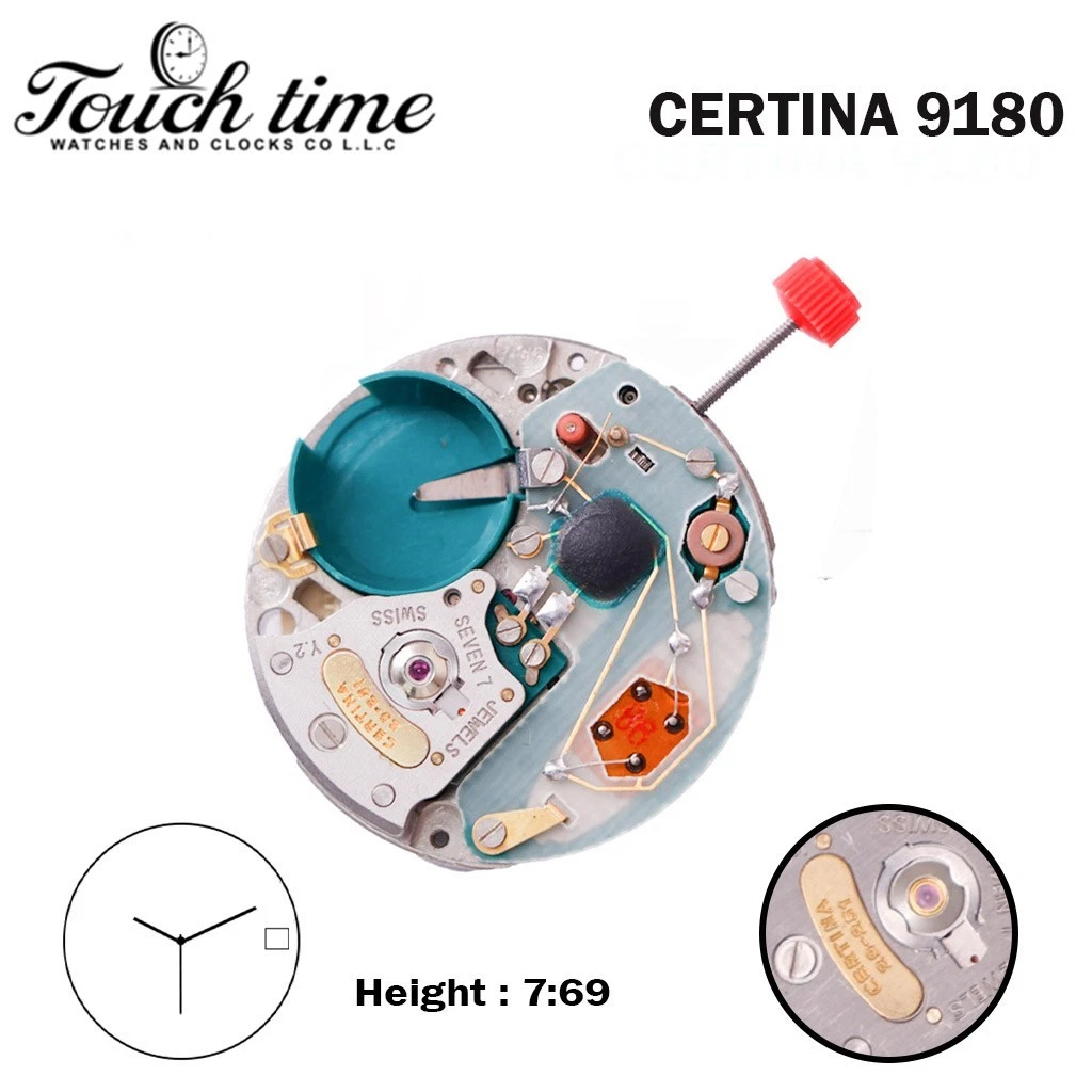 ESA 9180 (CERTINA 29-251) Swiss Movement- Beige Date Disk At 3 (CR 04)-3 Hands.