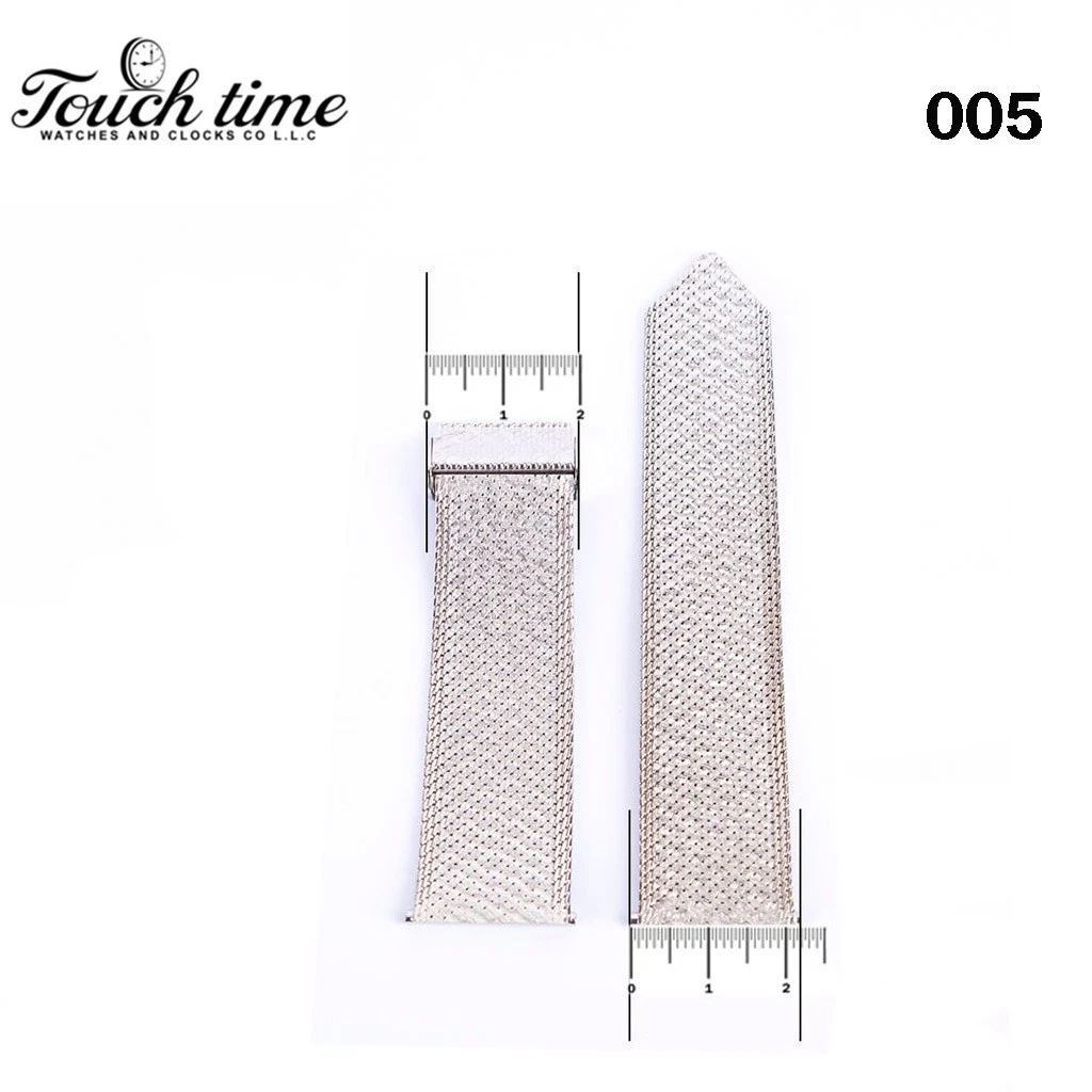Original MOLBOT Metal Swiss band Bracelet -Size: 22mm-Silver Color #005 thumbnail 3
