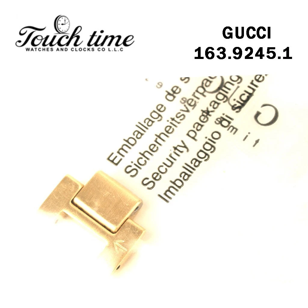 GUCCI 9200M - مقاس: 16mm - سوار Link - ذهبي - رقم الساعة: GUCCI 163.9245.1 thumbnail 4