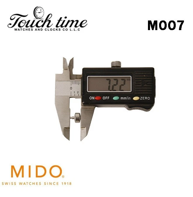 MIDO Swiss Watch Crown Silver -Diameter:7.22mm #M007 thumbnail 5