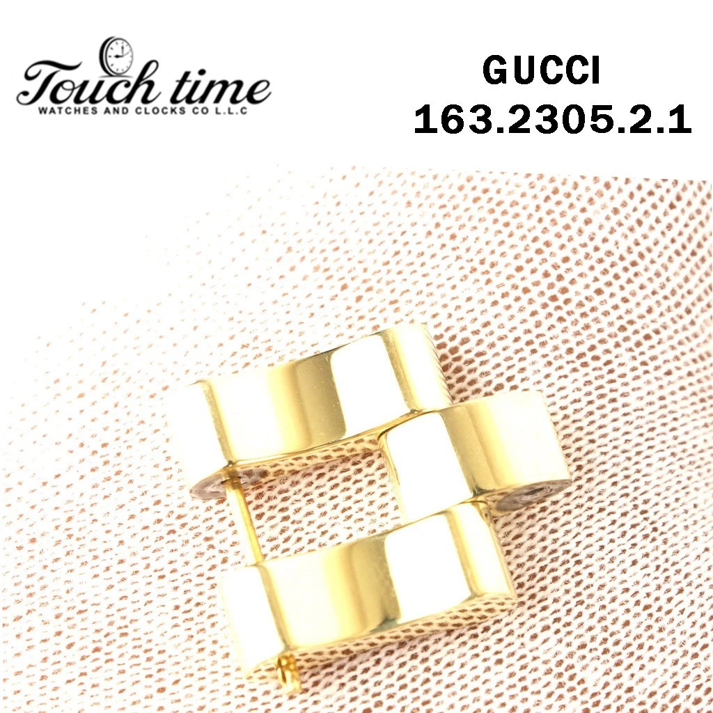 GUCCI 2305L - مقاس: 16mm - سوار Link - ذهبي - رقم الساعة: GUCCI 163.2305.2.1. thumbnail 5