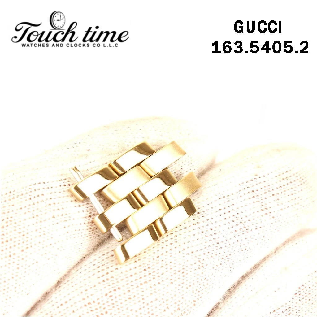 GUCCI 5400L - مقاس: 14mm - سوار Link - ذهبي - رقم الساعة: 163.5405.2 thumbnail 4