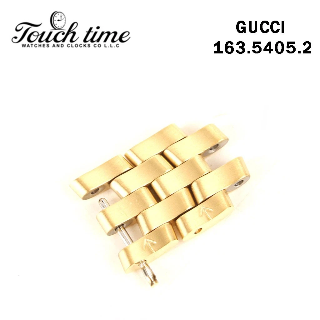 GUCCI 5400L - مقاس: 14mm - سوار Link - ذهبي - رقم الساعة: 163.5405.2 thumbnail 2